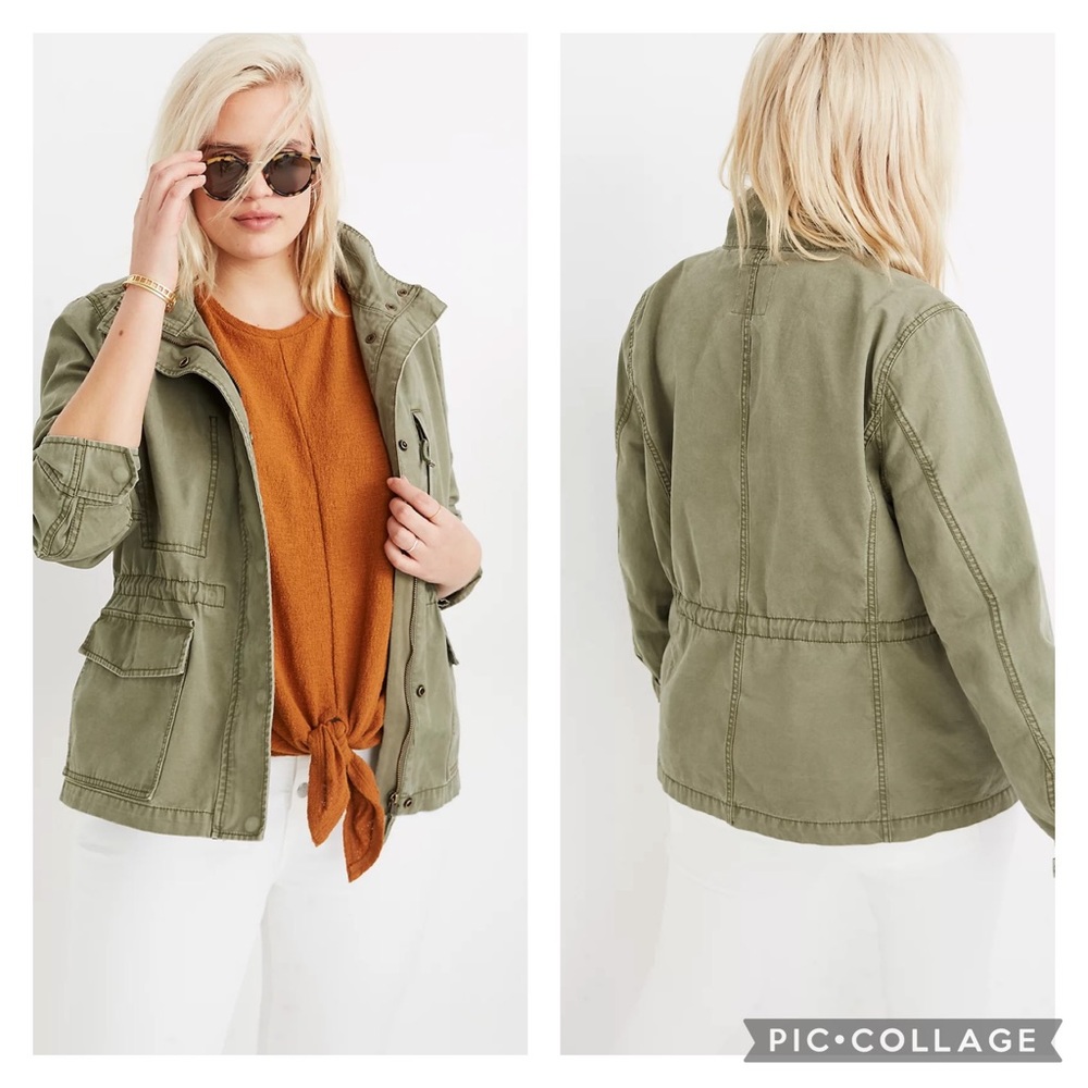 Madewell Olive Utility Jacket